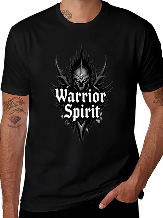 Warrior Spirit Black T-Shirt - Graphic Tee