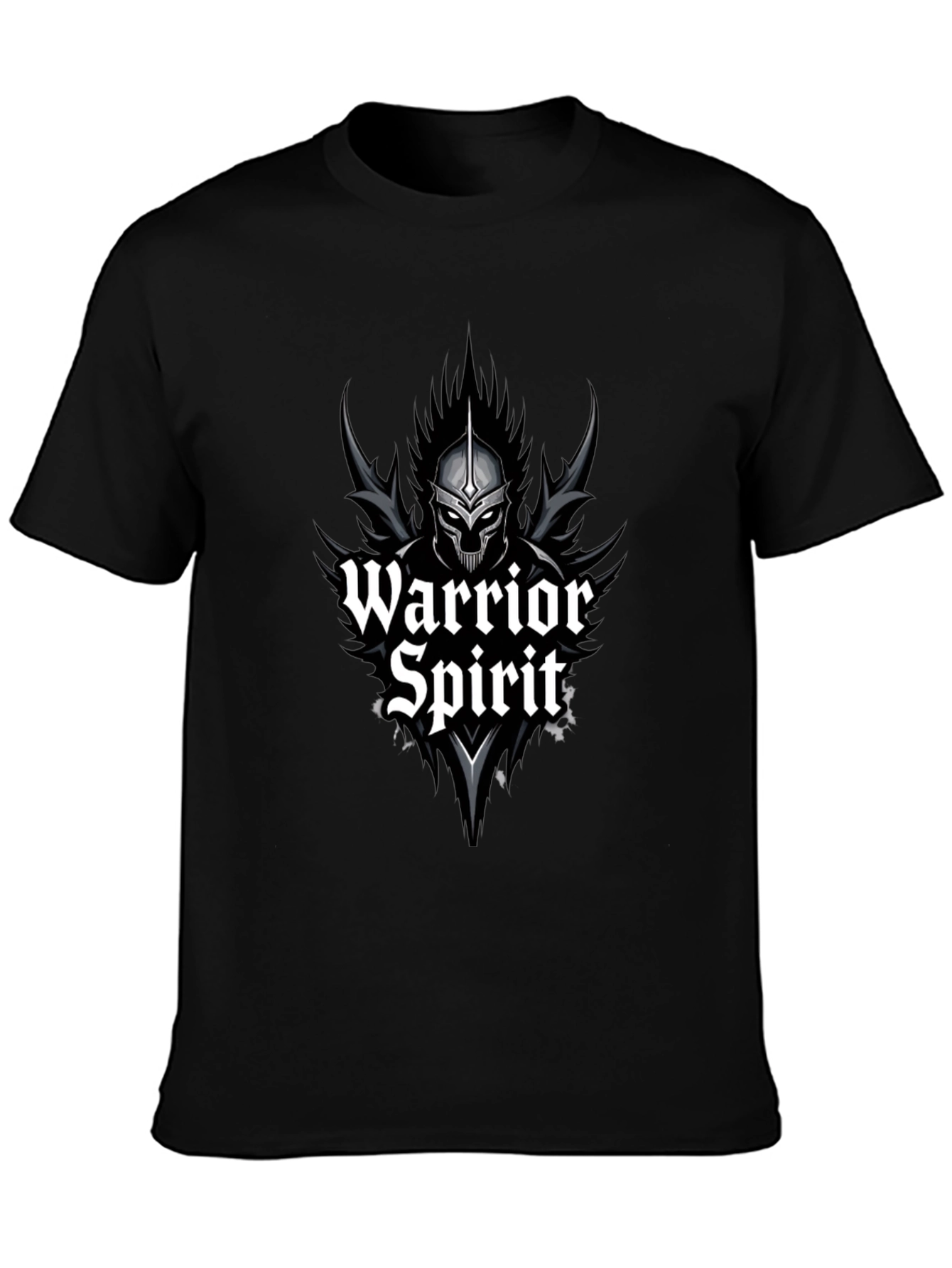 Warrior Spirit Black T-Shirt - Graphic Tee
