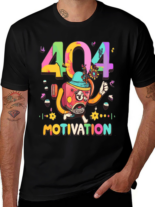 404 Motivation Graphic T-Shirt
