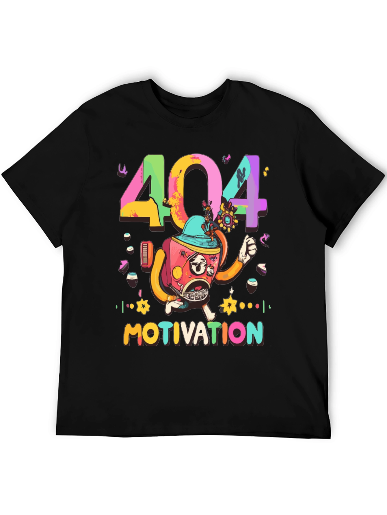 404 Motivation Graphic T-Shirt