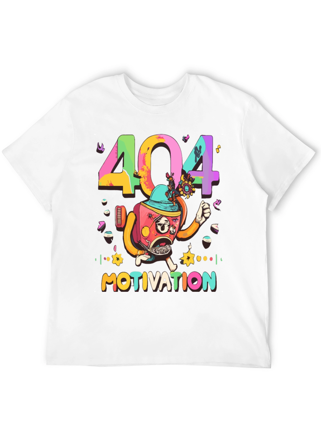 404 Motivation Graphic T-Shirt