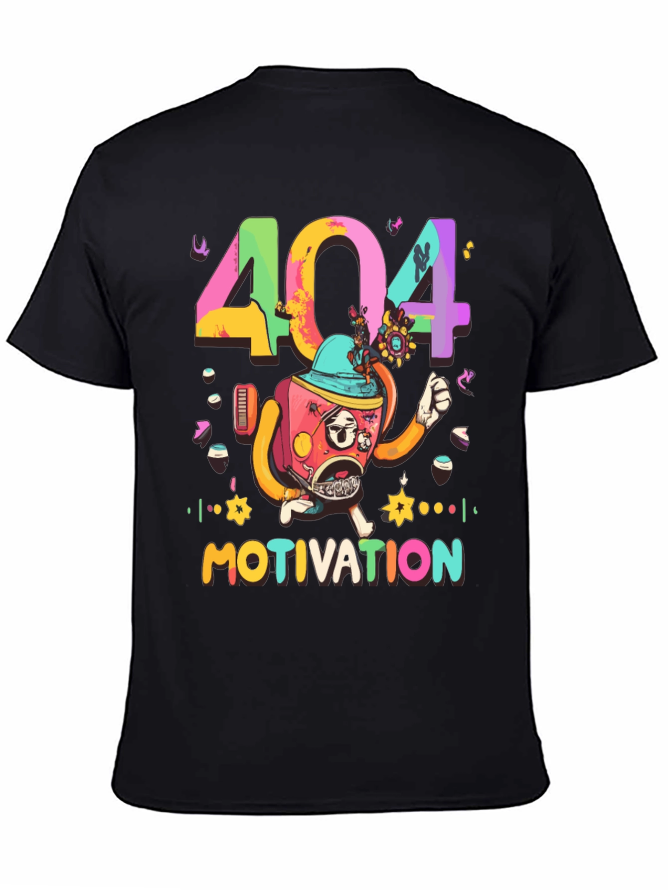 404 Motivation Graphic T-Shirt