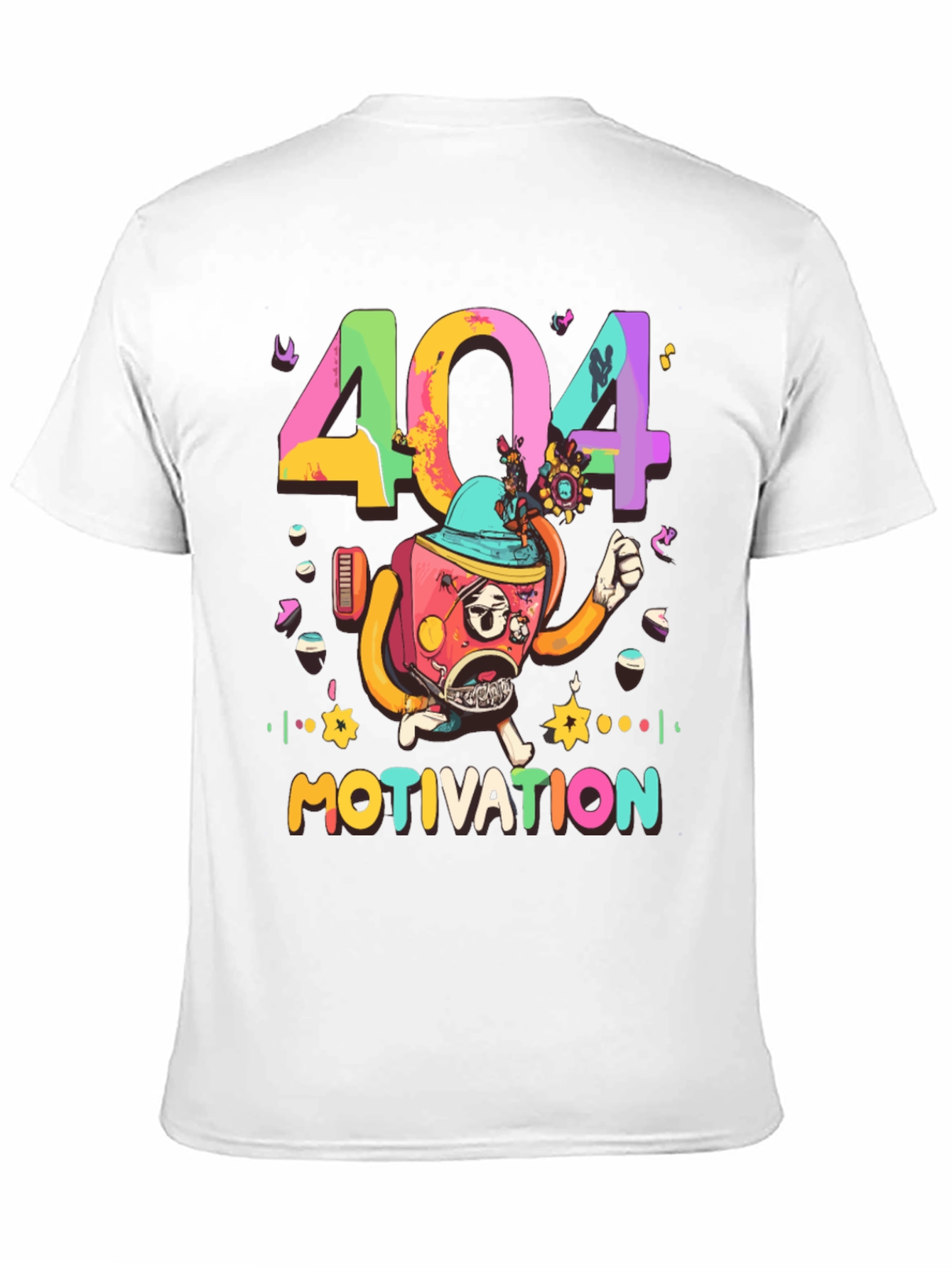 404 Motivation Graphic T-Shirt