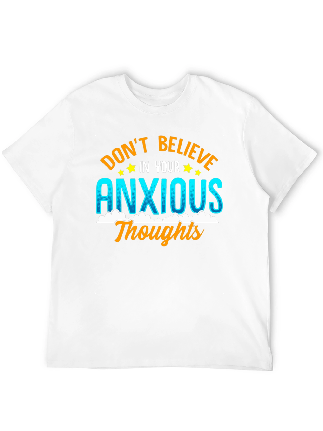 Anxious Thoughts Graphic Tee - Mental Health Awareness T-Shirt