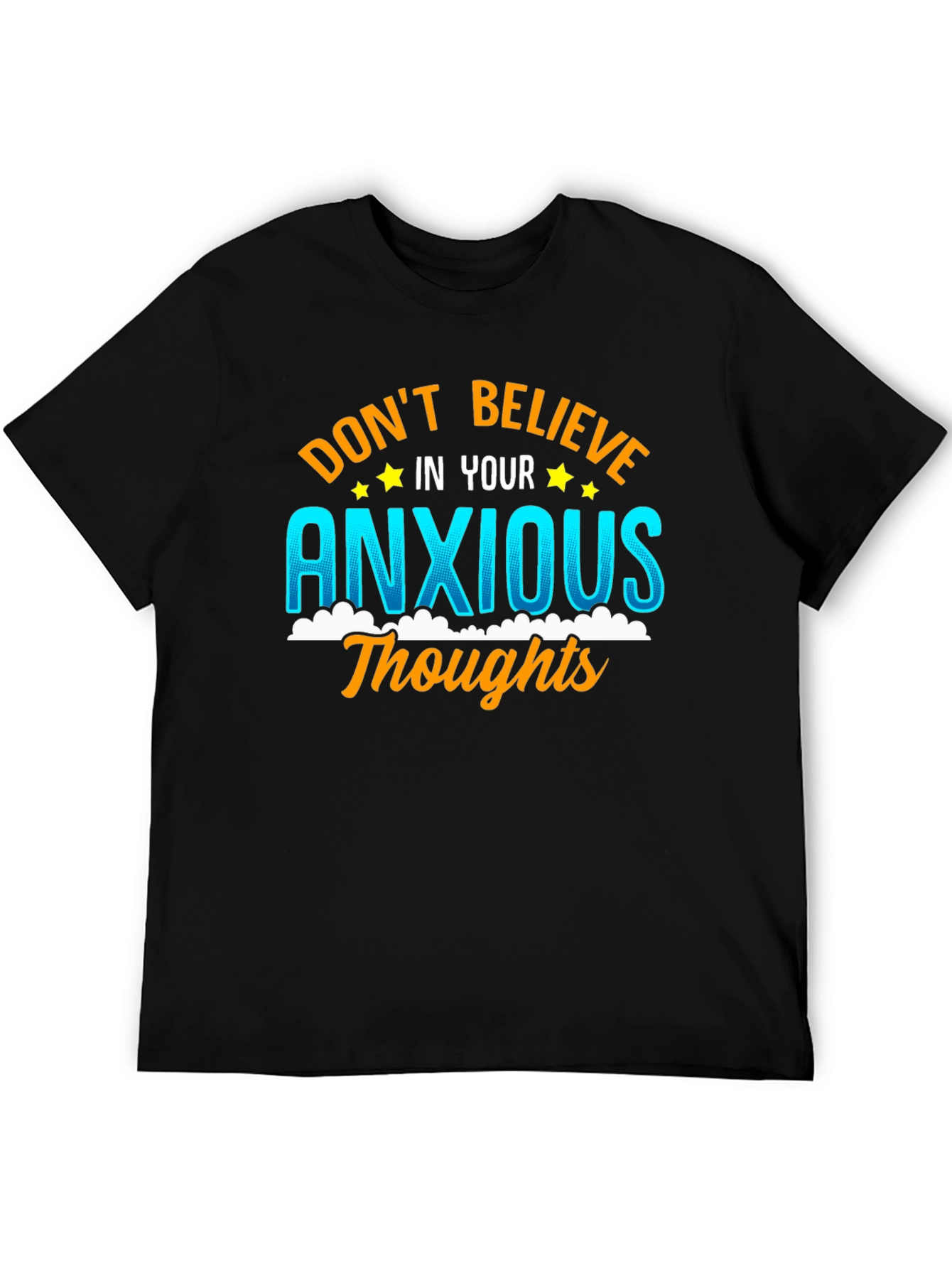 Anxious Thoughts Graphic Tee - Mental Health Awareness T-Shirt