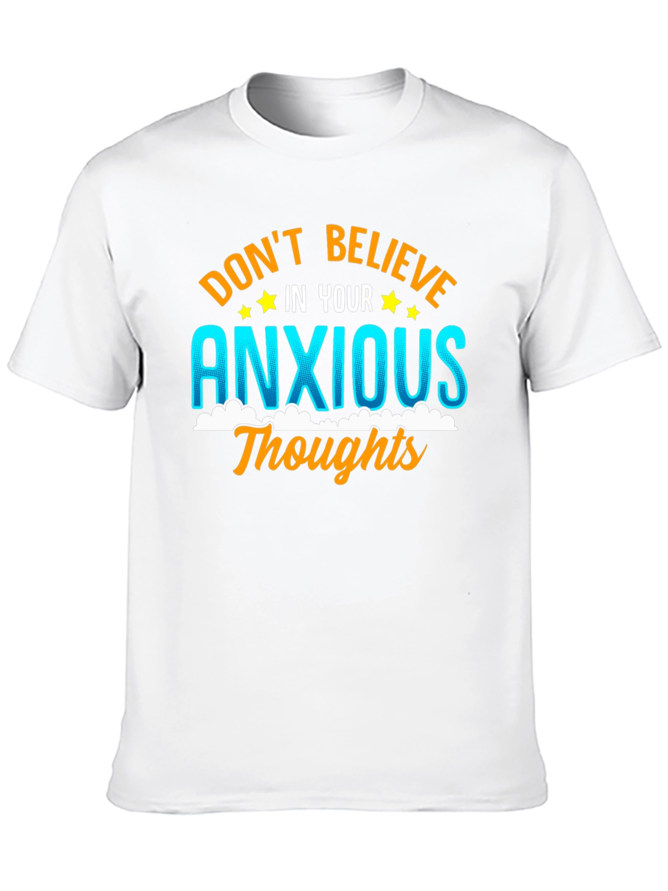 Anxious Thoughts Graphic Tee - Mental Health Awareness T-Shirt