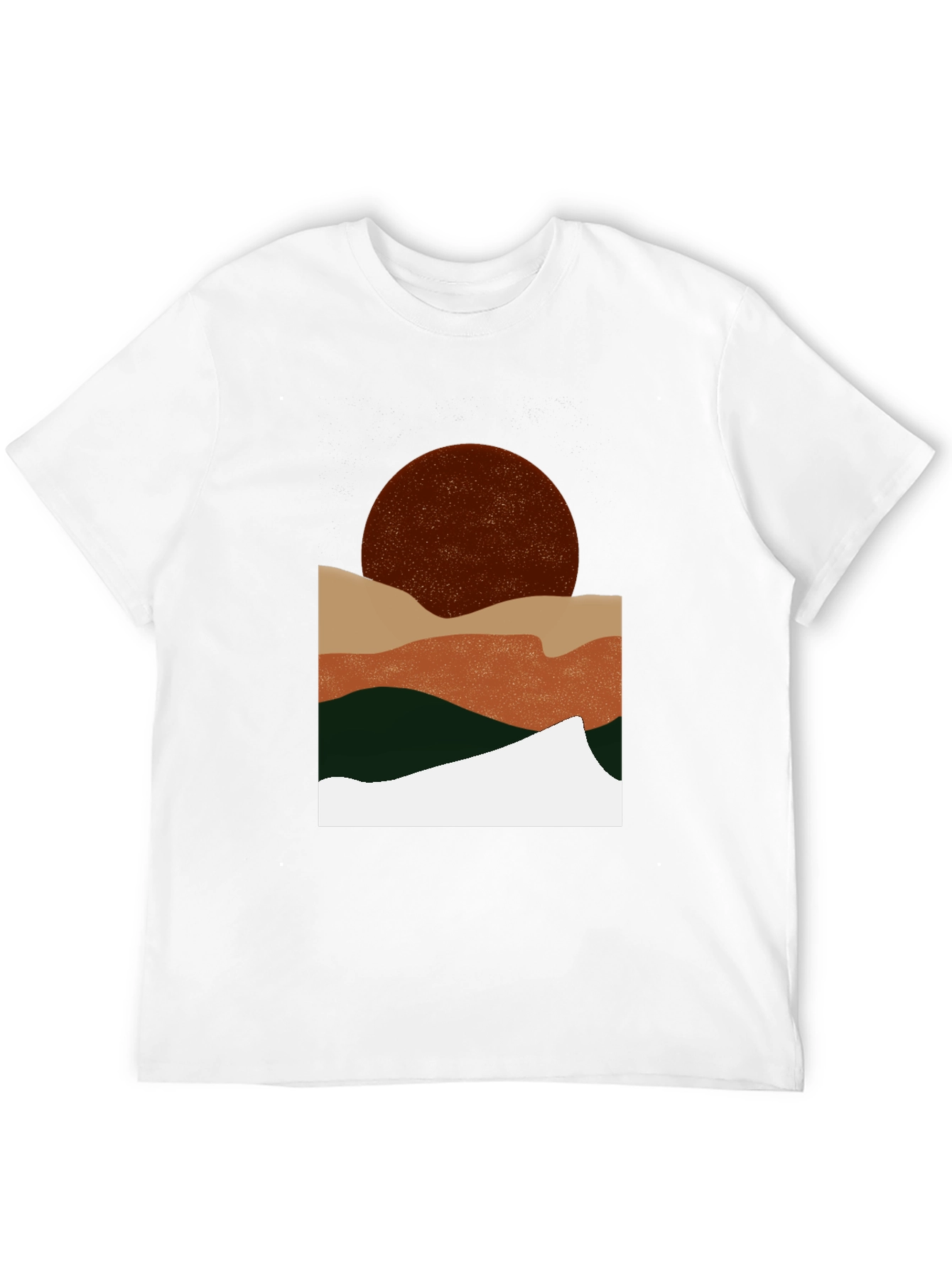 Abstract Landscape Graphic T-Shirt