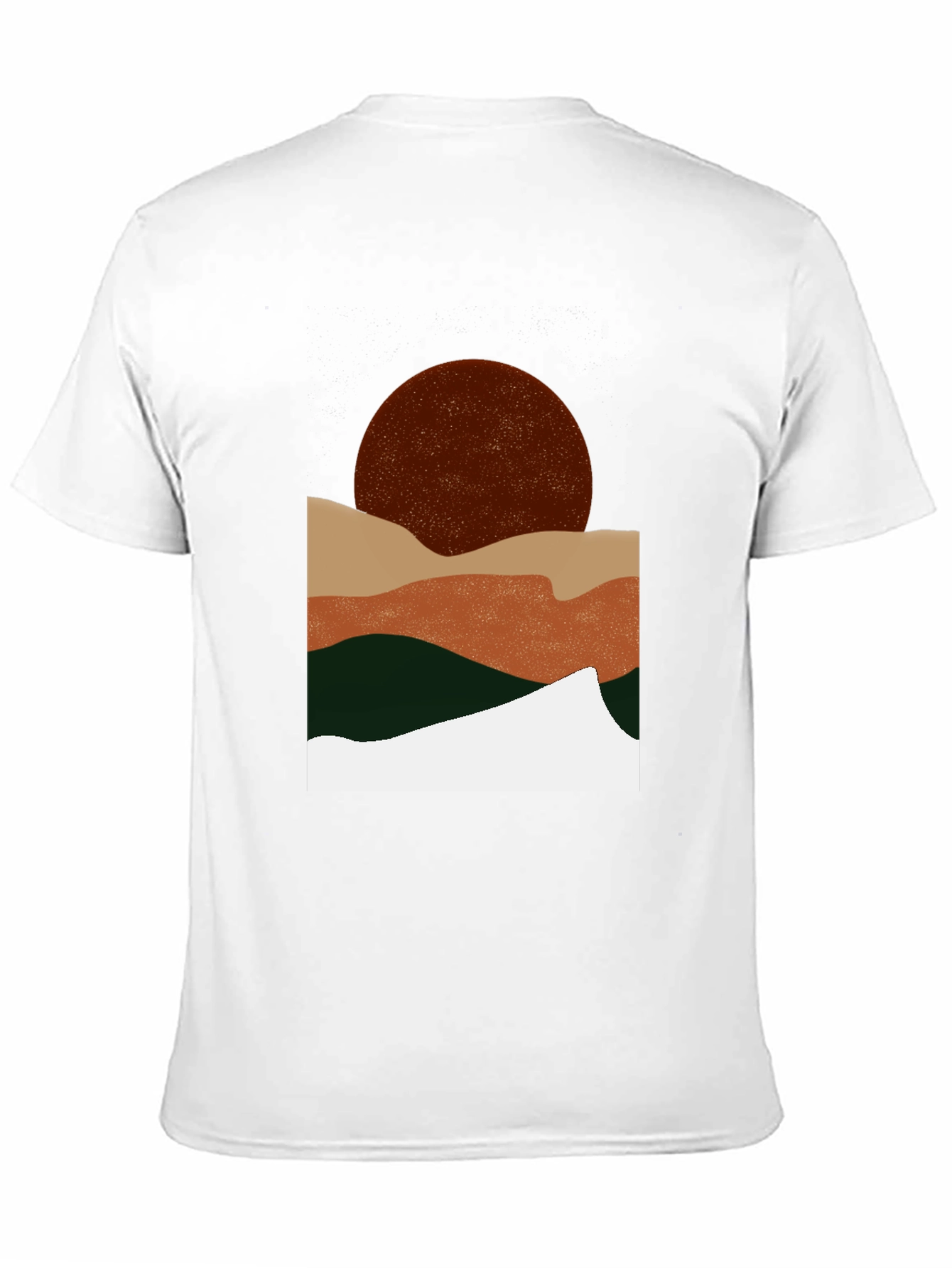 Abstract Landscape Graphic T-Shirt