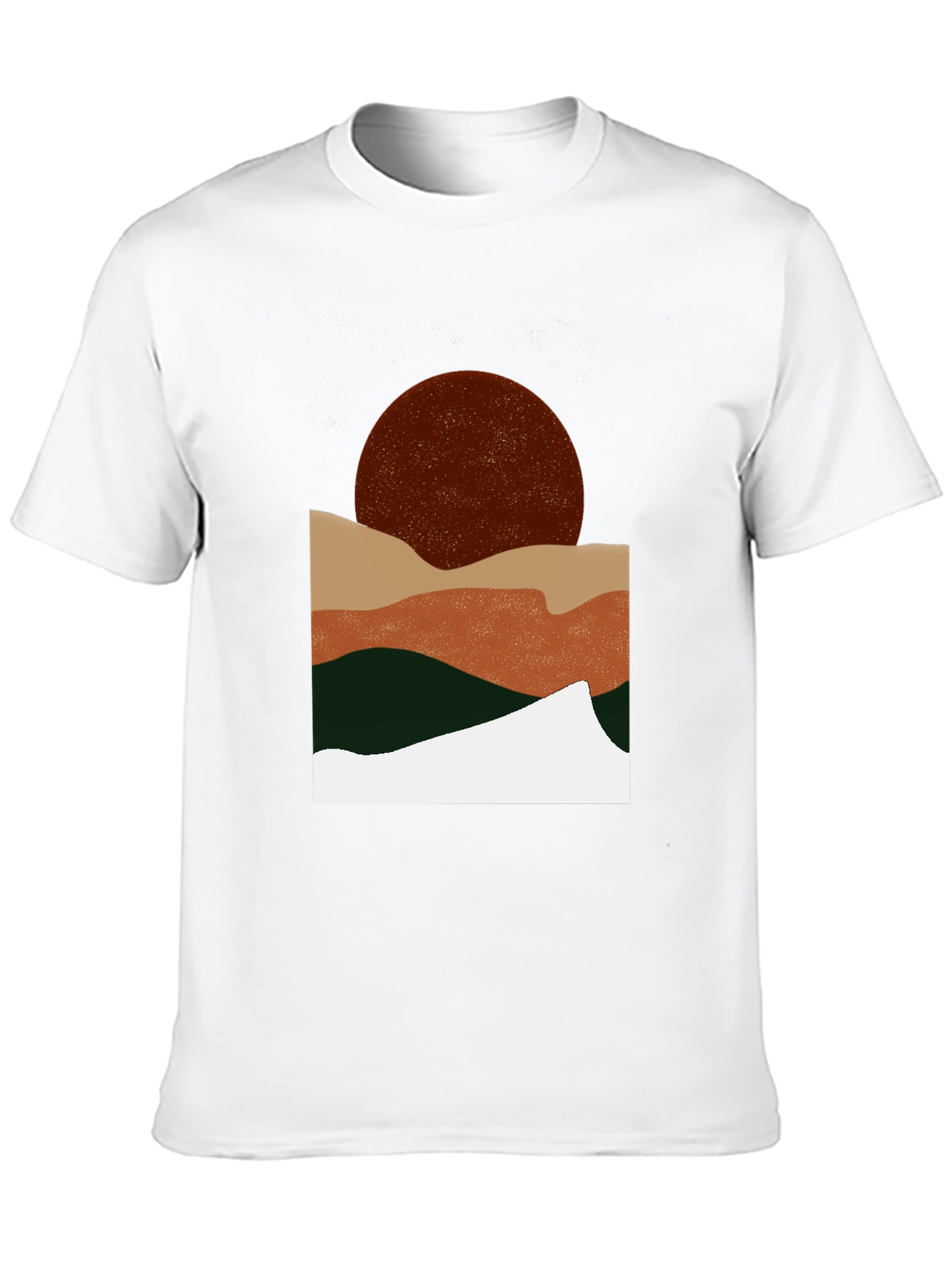 Abstract Landscape Graphic T-Shirt