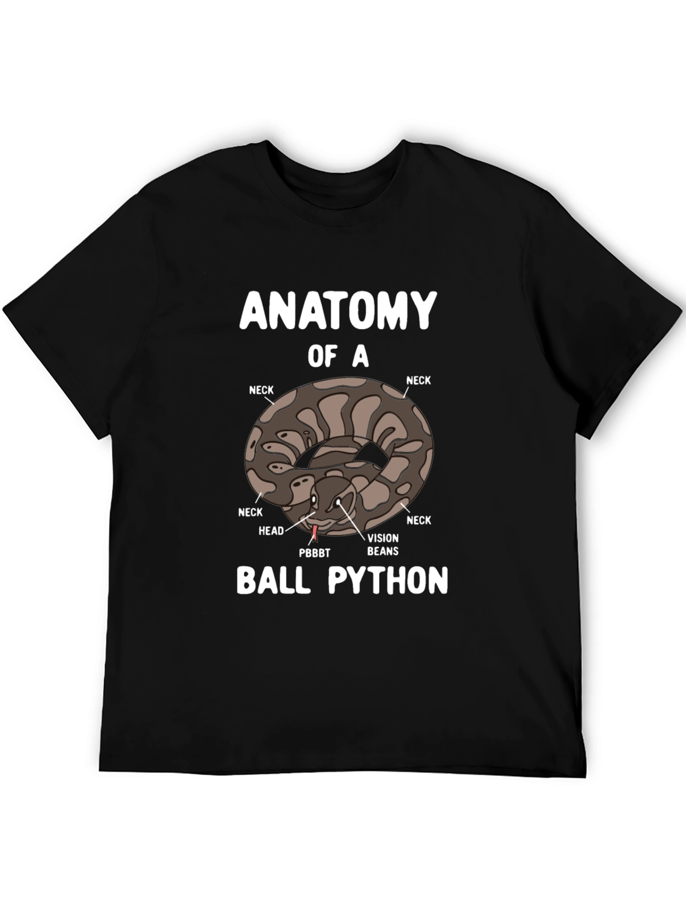 Anatomy of a Ball Python T-Shirt