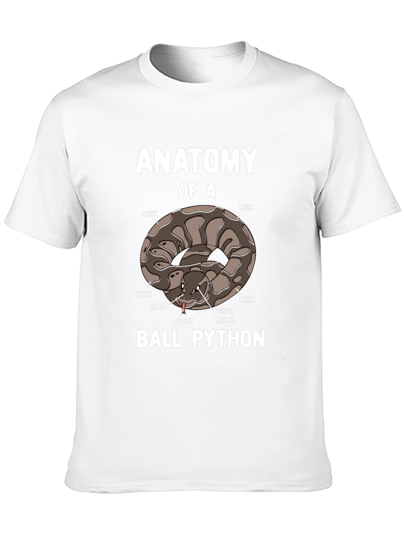 Anatomy of a Ball Python T-Shirt