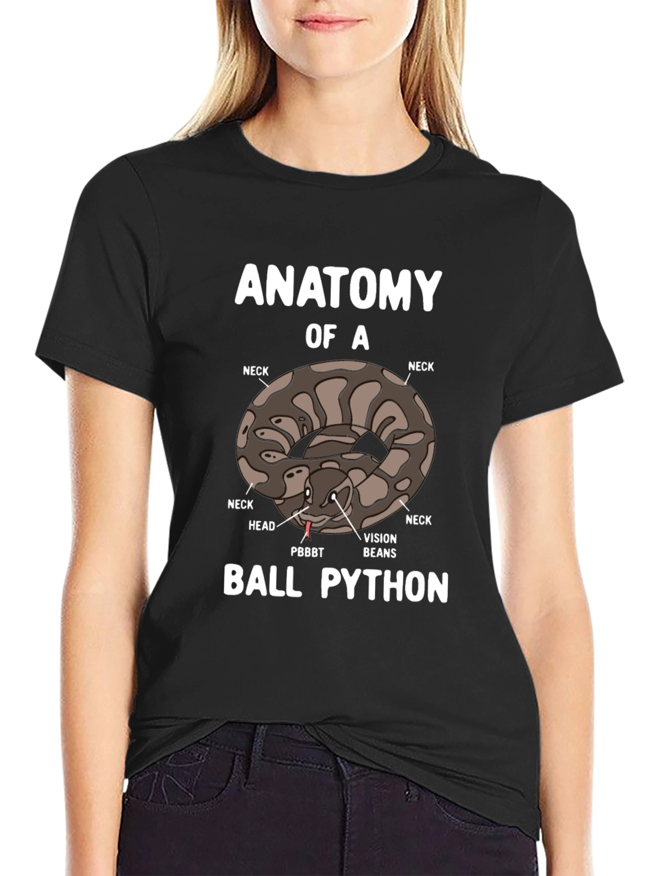 Anatomy of a Ball Python T-Shirt