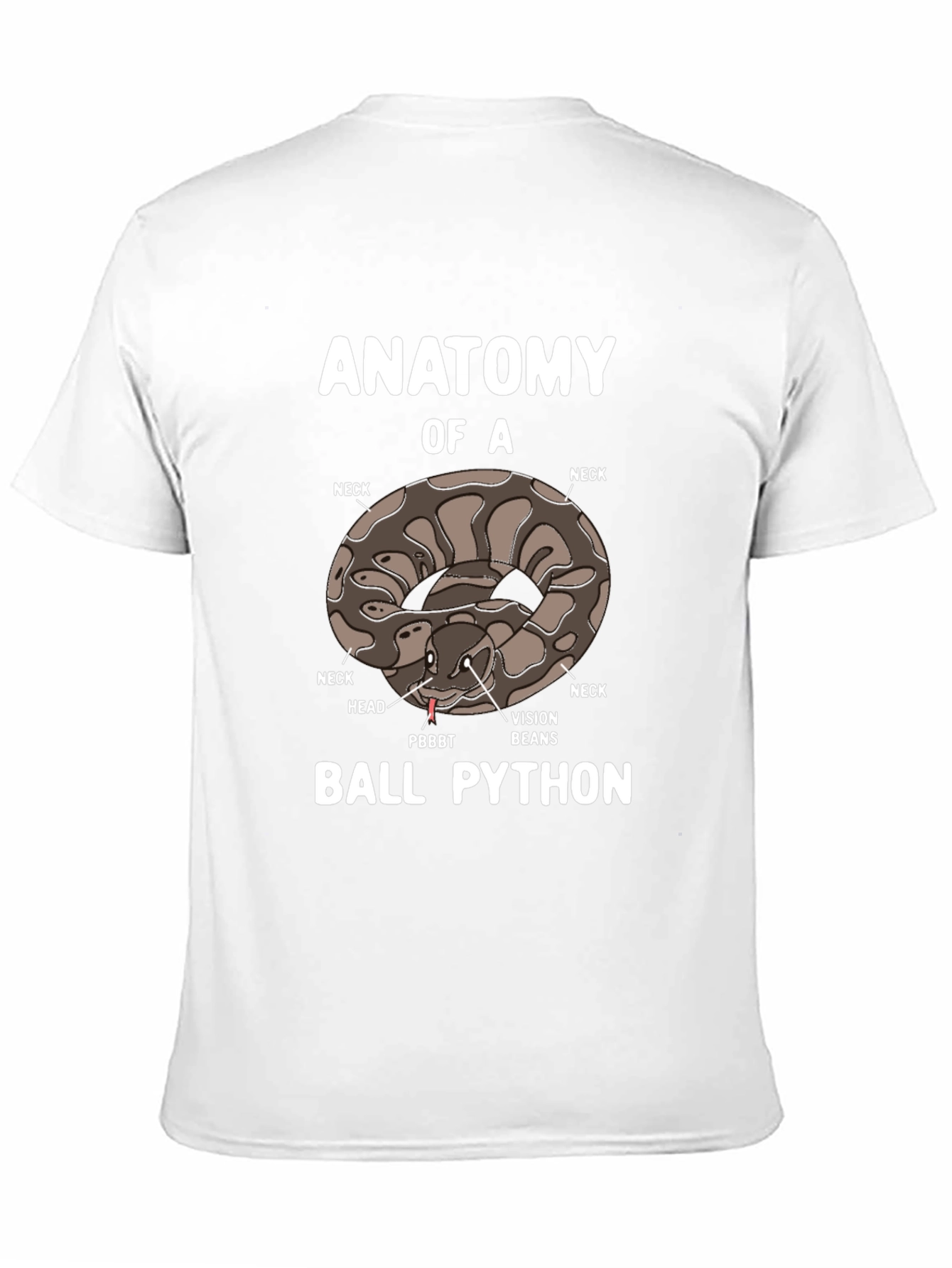 Anatomy of a Ball Python T-Shirt