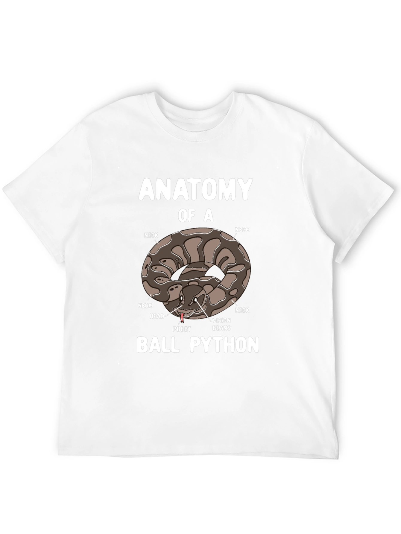 Anatomy of a Ball Python T-Shirt