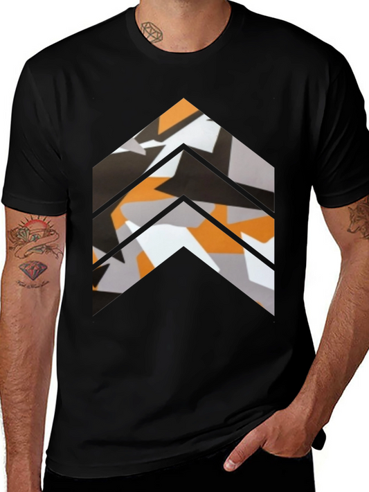 Abstract Arrow Graphic Print T-Shirt