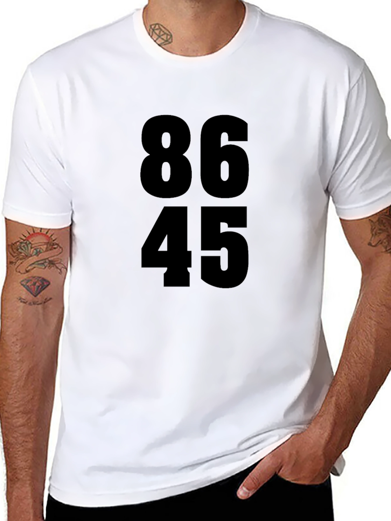86 45 Graphic Tee - Statement T-Shirt