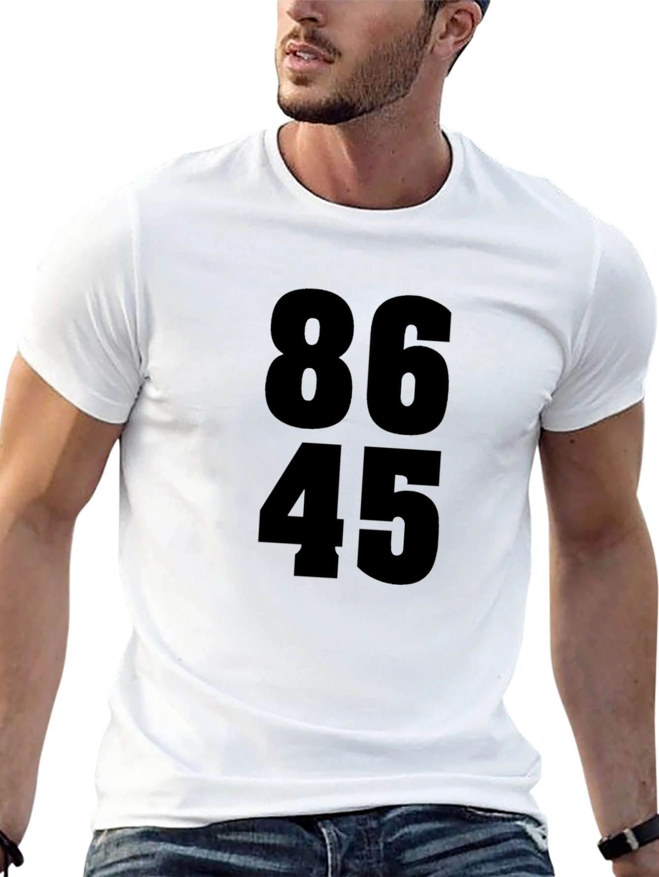86 45 Graphic Tee - Statement T-Shirt