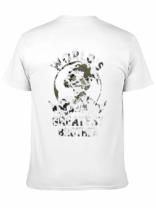 Worlds Greatest Brother Graphic Tee - Black