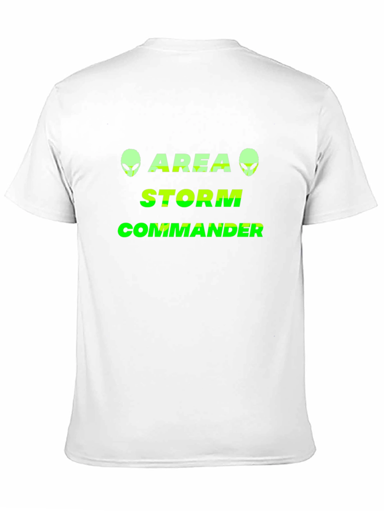 Area Storm Commander Black T-Shirt Alien Graphic