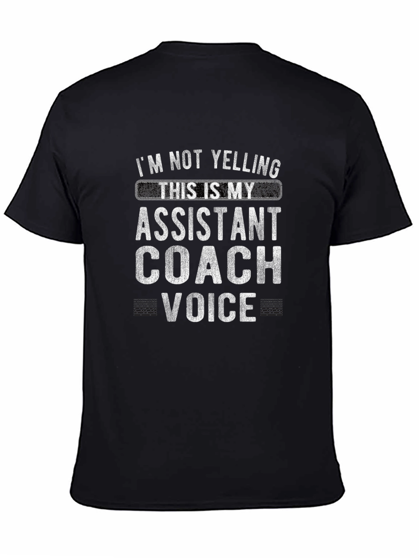 Assistant Coach Voice T-Shirt - Funny Coaching Tee