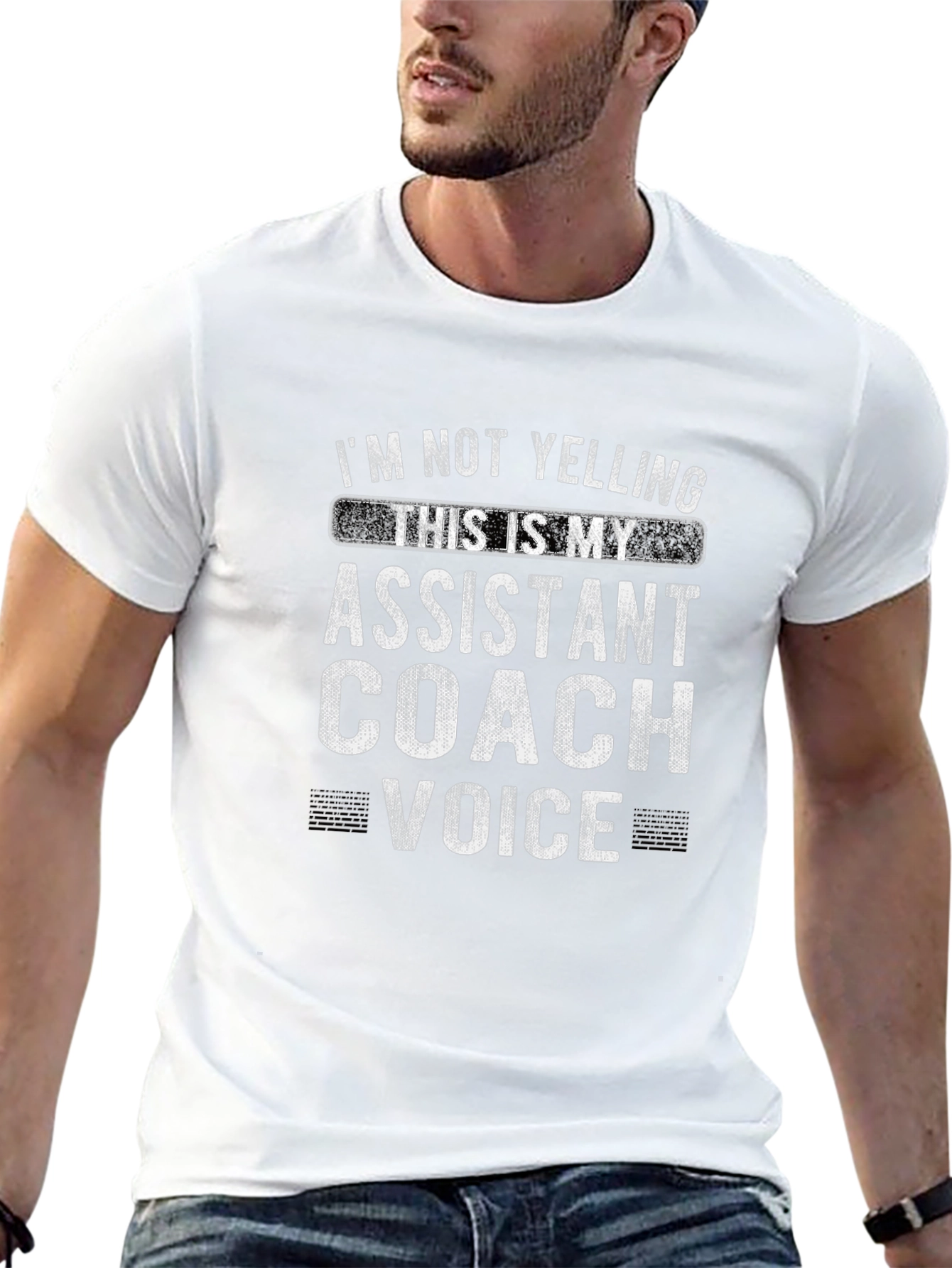Assistant Coach Voice T-Shirt - Funny Coaching Tee