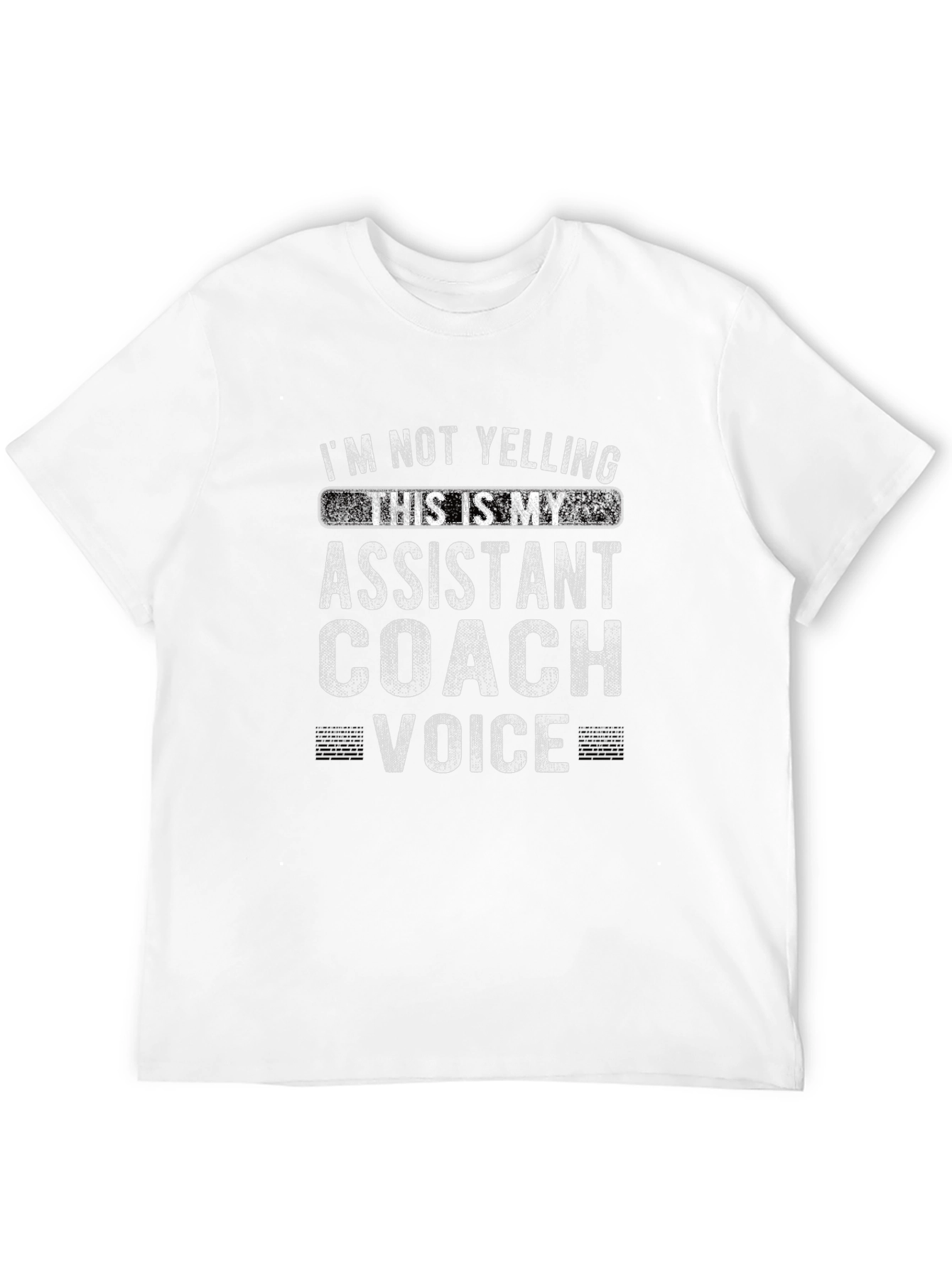 Assistant Coach Voice T-Shirt - Funny Coaching Tee