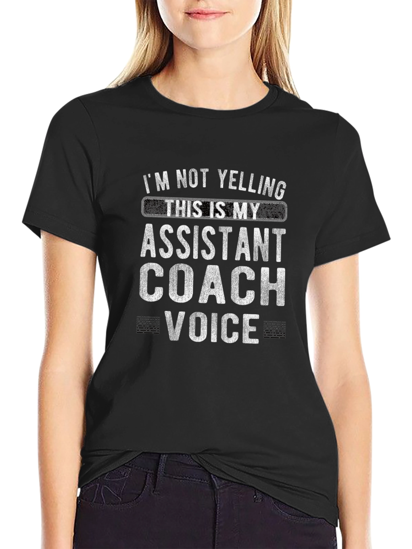 Assistant Coach Voice T-Shirt - Funny Coaching Tee