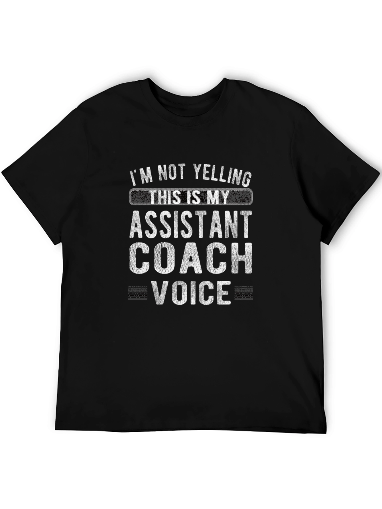 Assistant Coach Voice T-Shirt - Funny Coaching Tee
