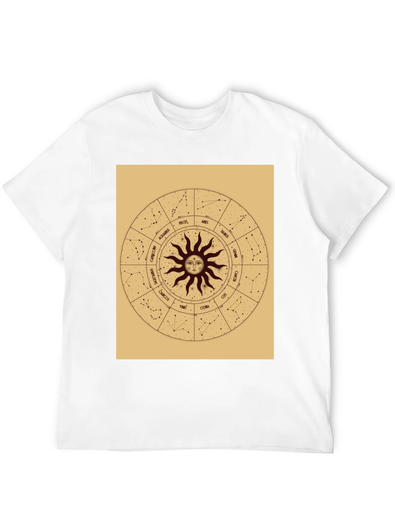Astrology Zodiac Sign T-Shirt - Black