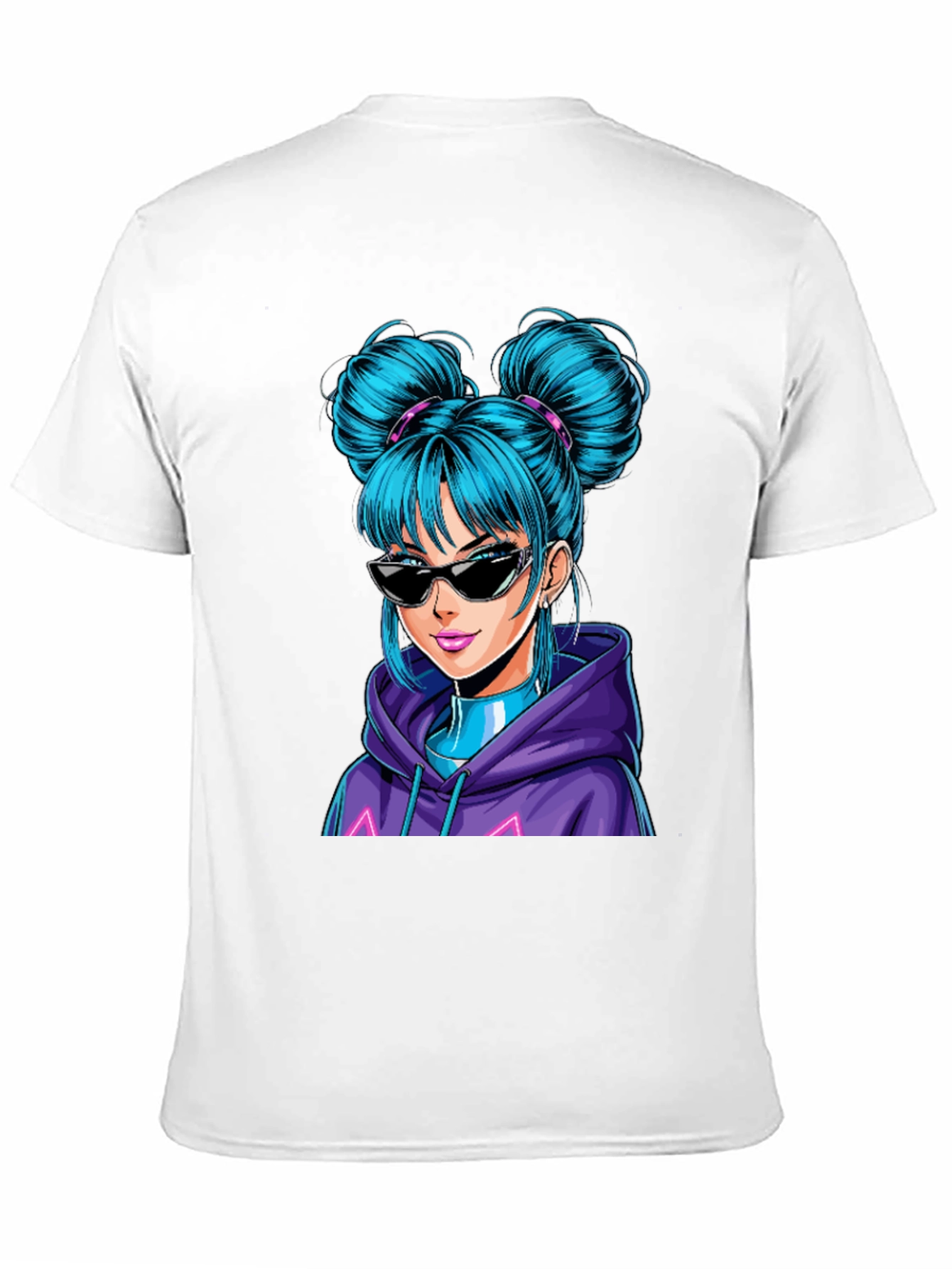 Anime Girl Graphic T-Shirt - Casual Cool Style