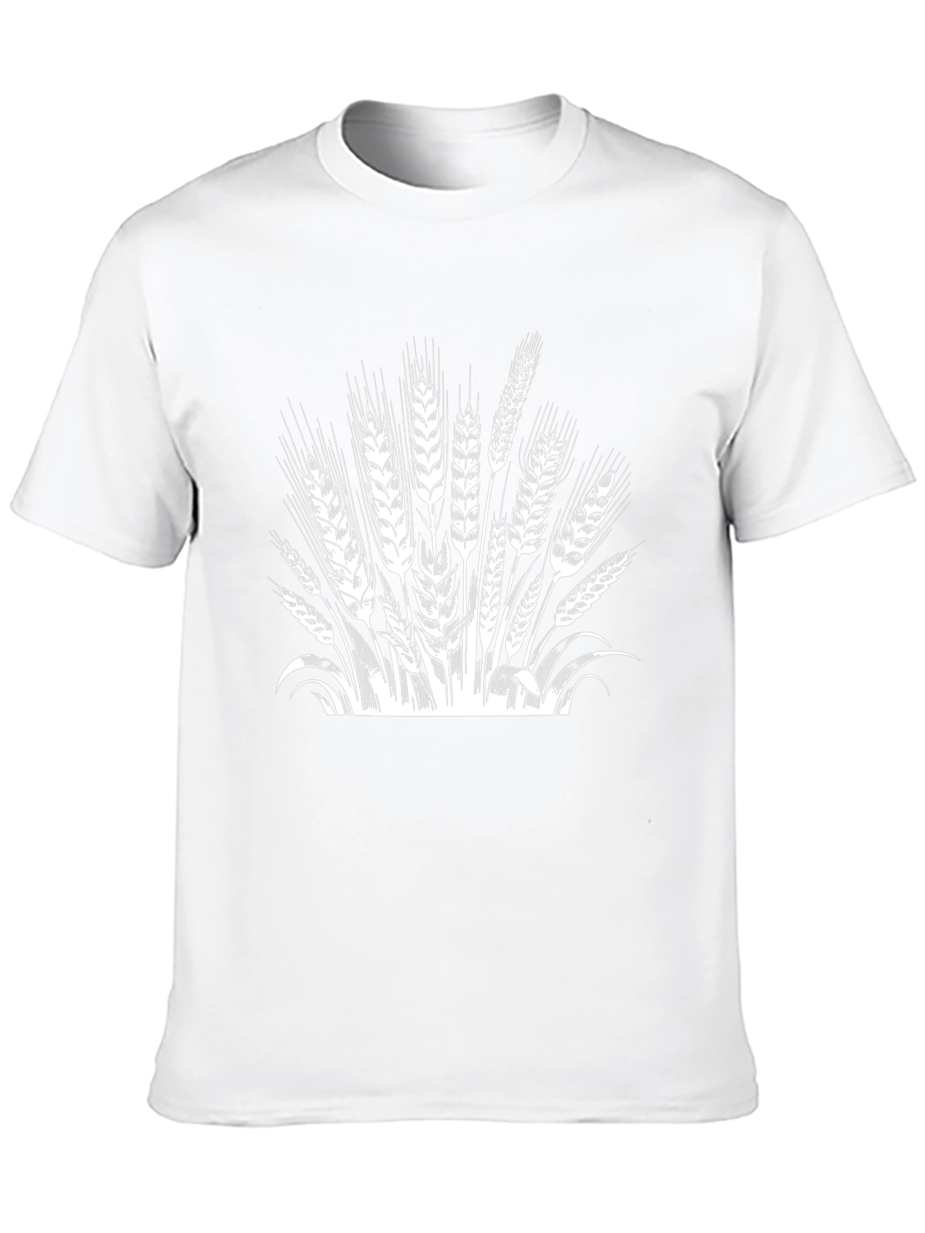 Wheat Graphic Tee - Black Casual Fit