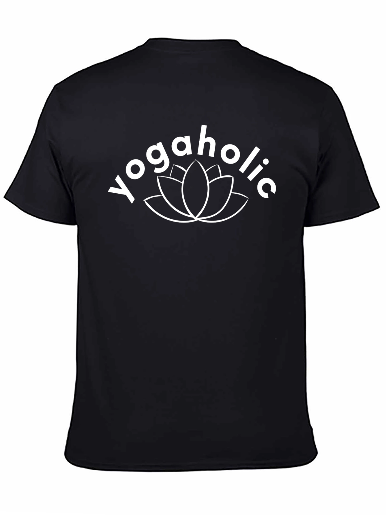 Yogaholic Lotus Graphic T-Shirt - Casual Comfort