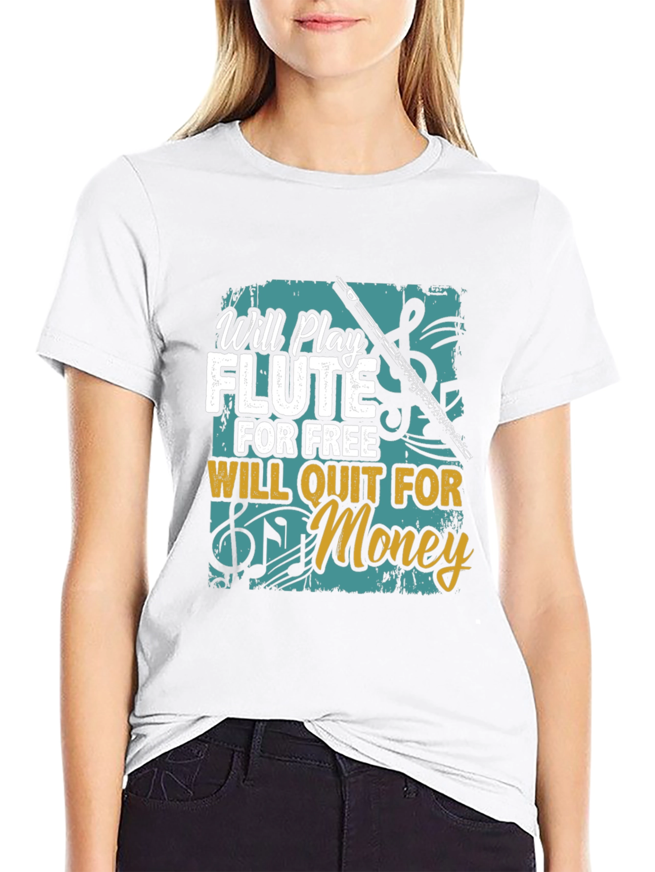 Will Play Flute for Free T-Shirt