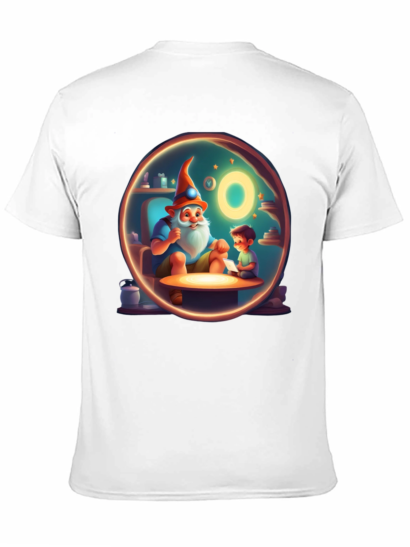 Whimsical Storytime Graphic Tee - Black