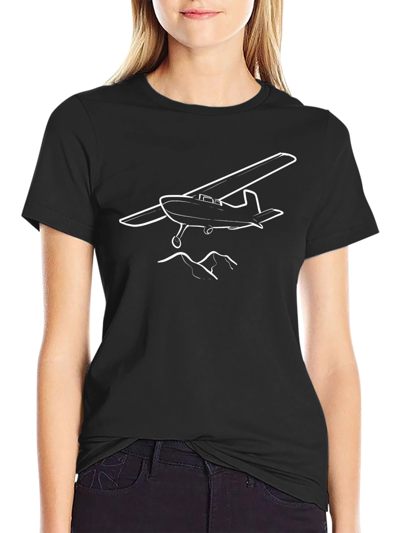 Airplane Graphic Tee - Fly High in Style