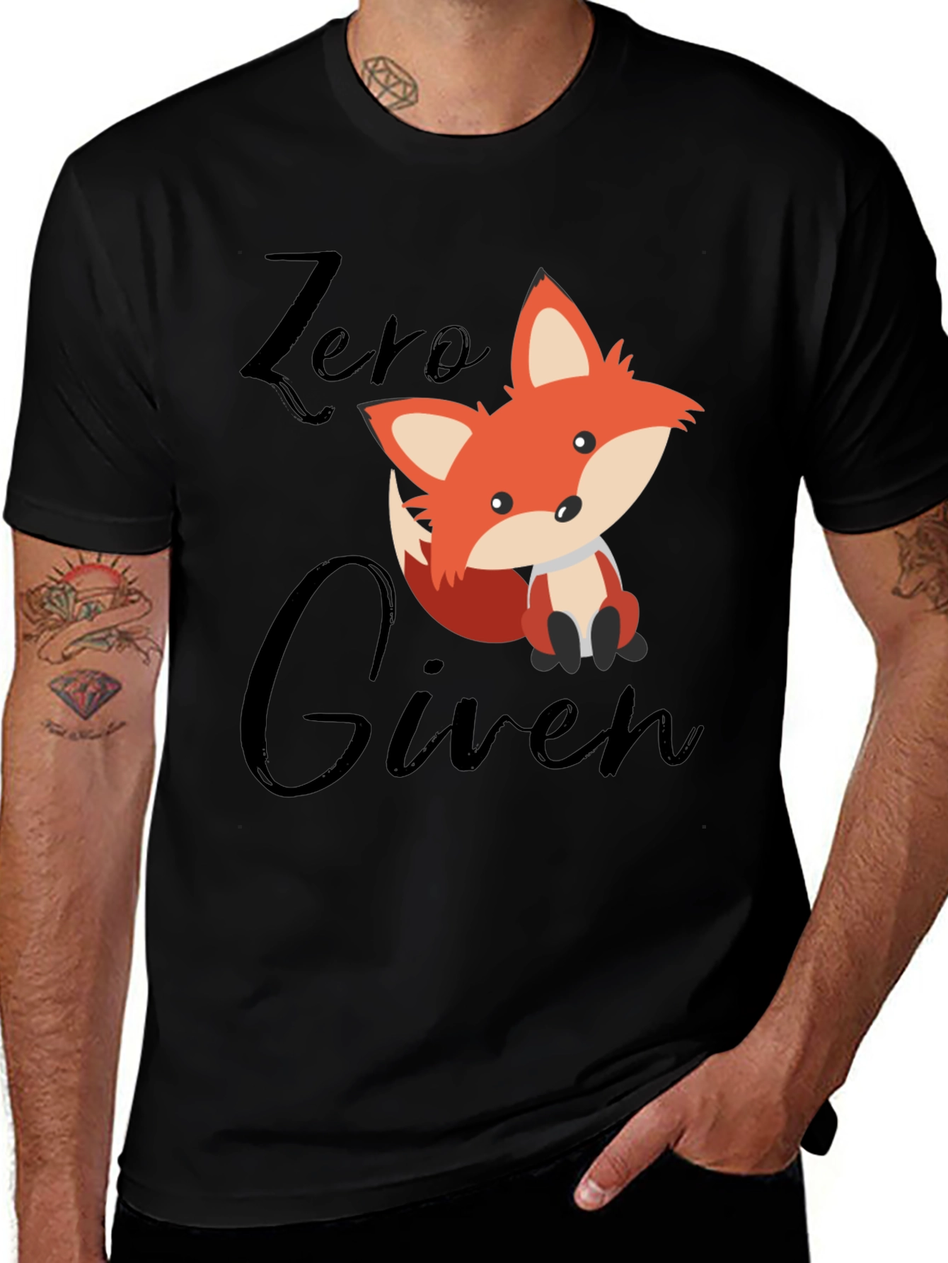 Zero Fox Given T-Shirt - Funny Novelty Tee