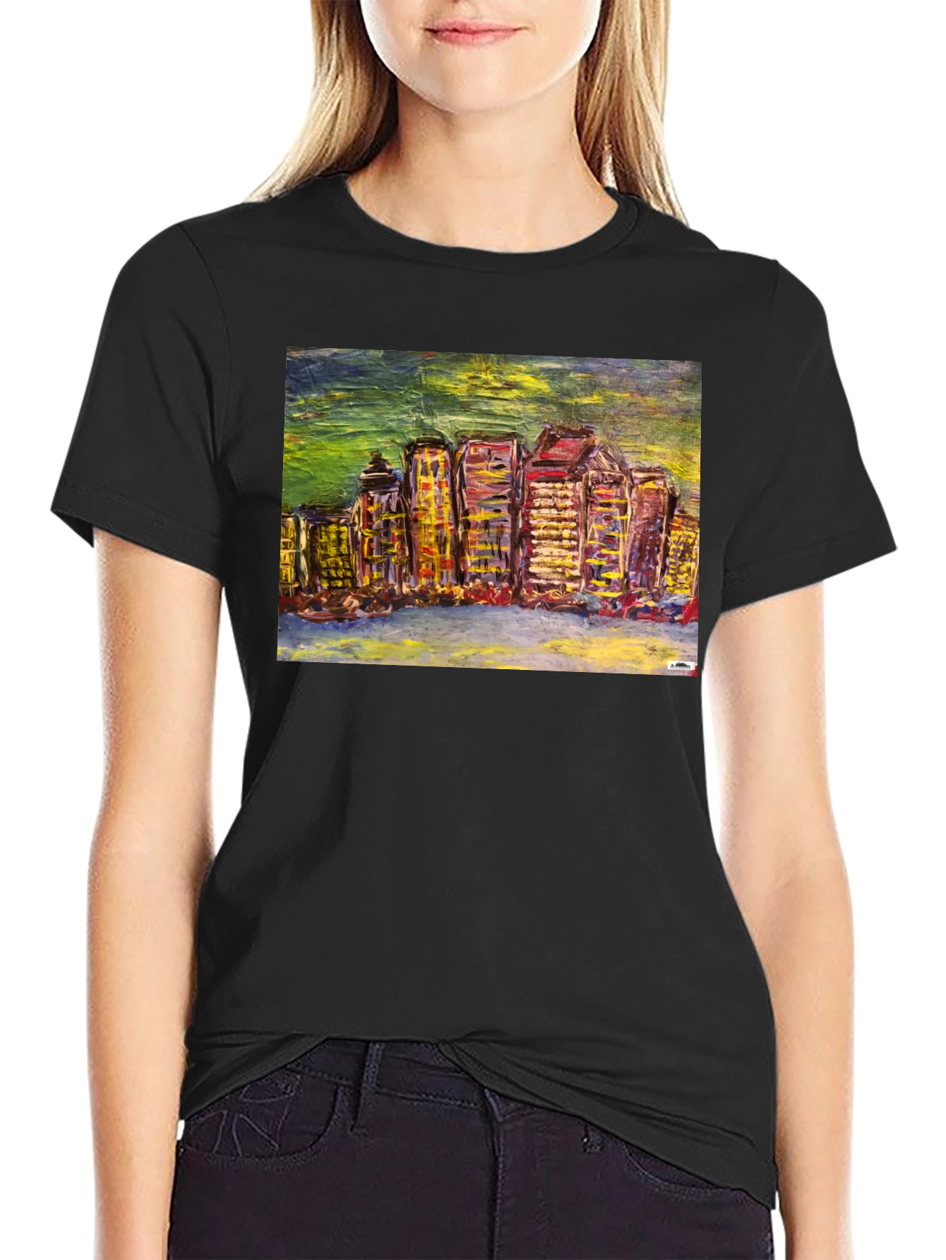 Abstract Cityscape T-Shirt