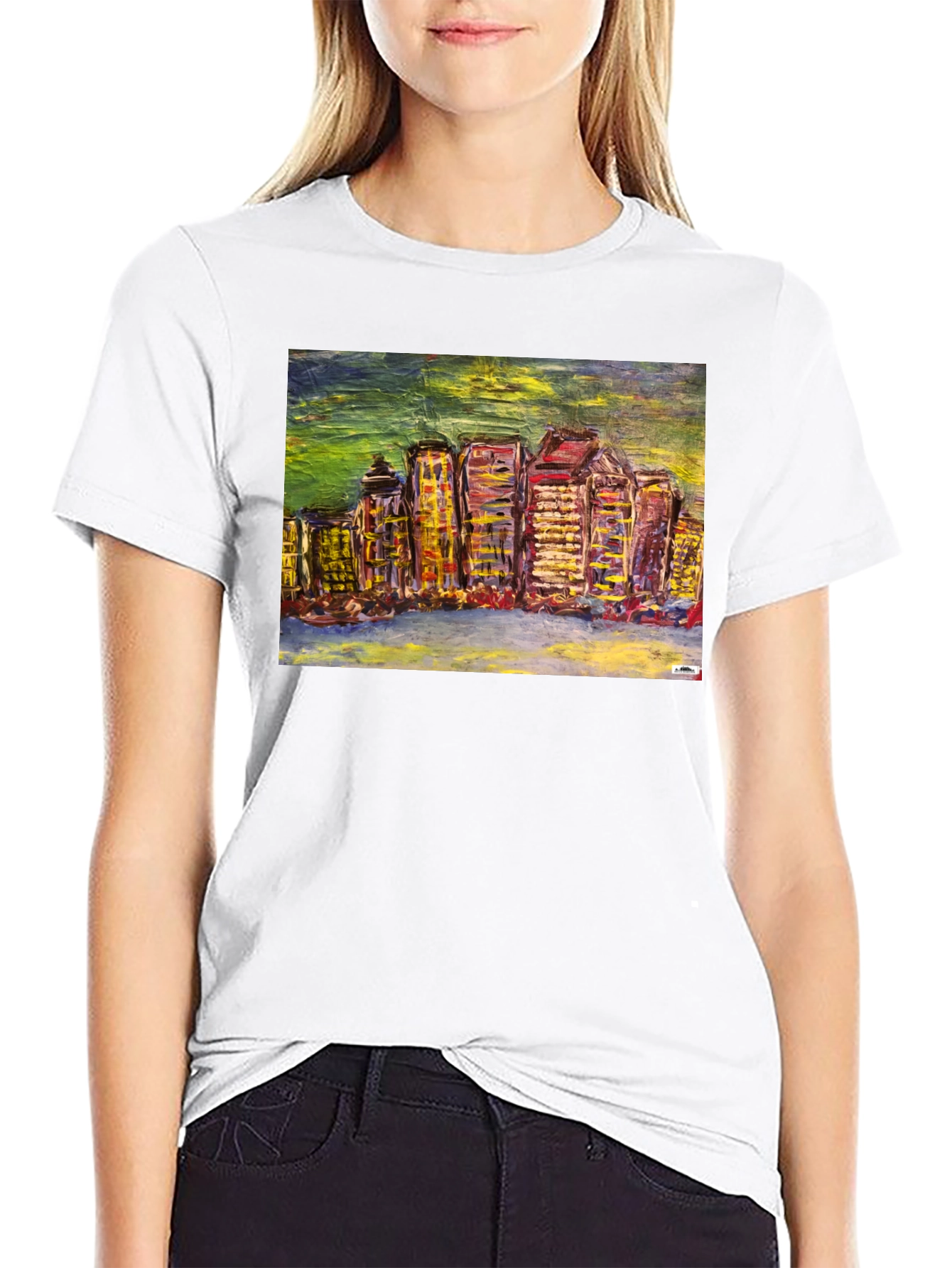 Abstract Cityscape T-Shirt