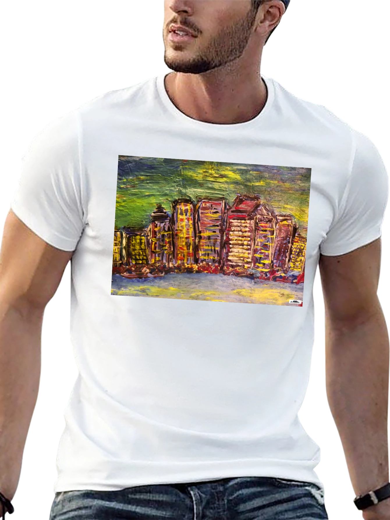 Abstract Cityscape T-Shirt