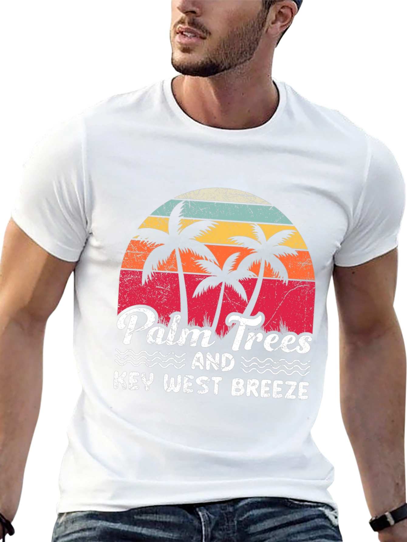 Palm Trees & Key West Breeze Graphic Tee