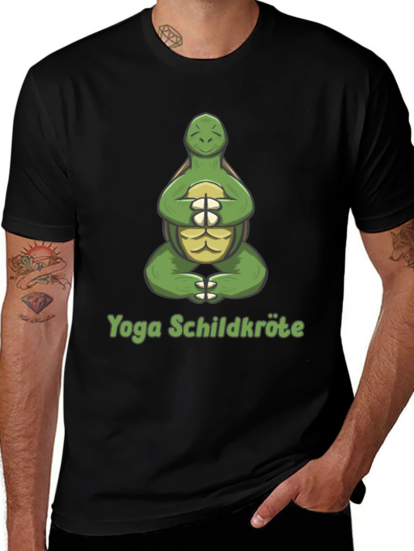 Yoga Turtle T-Shirt - Meditating Tortoise Tee