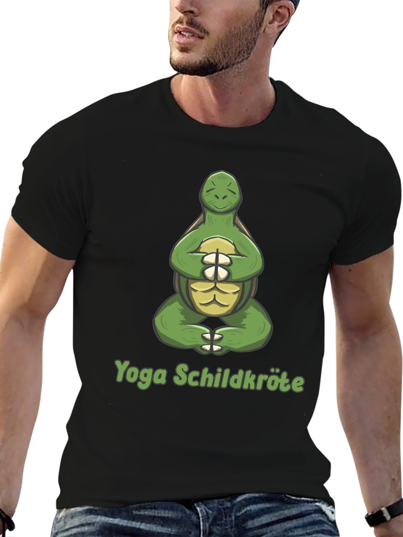 Yoga Turtle T-Shirt - Meditating Tortoise Tee