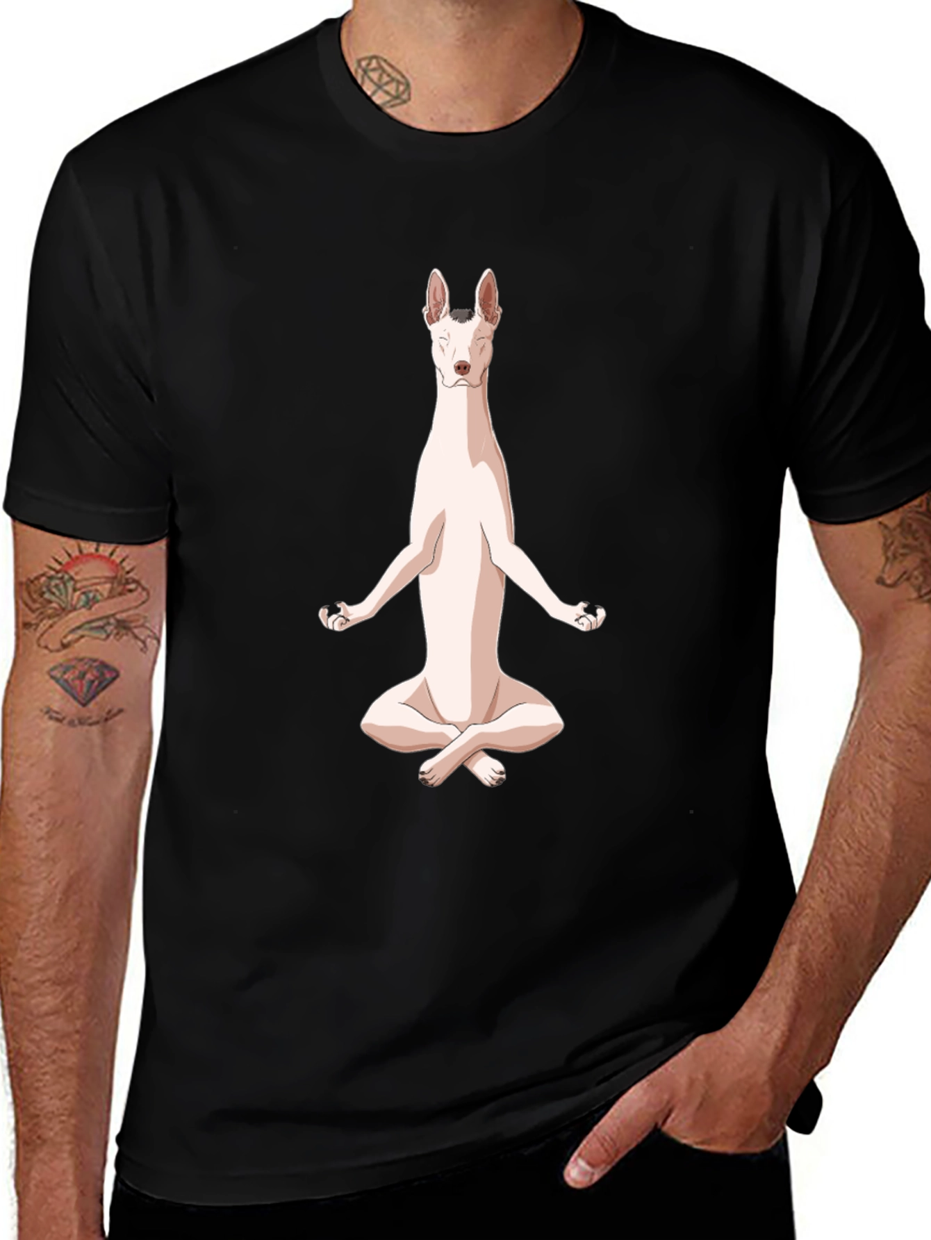 Yoga Dog T-Shirt - Meditating Canine Tee