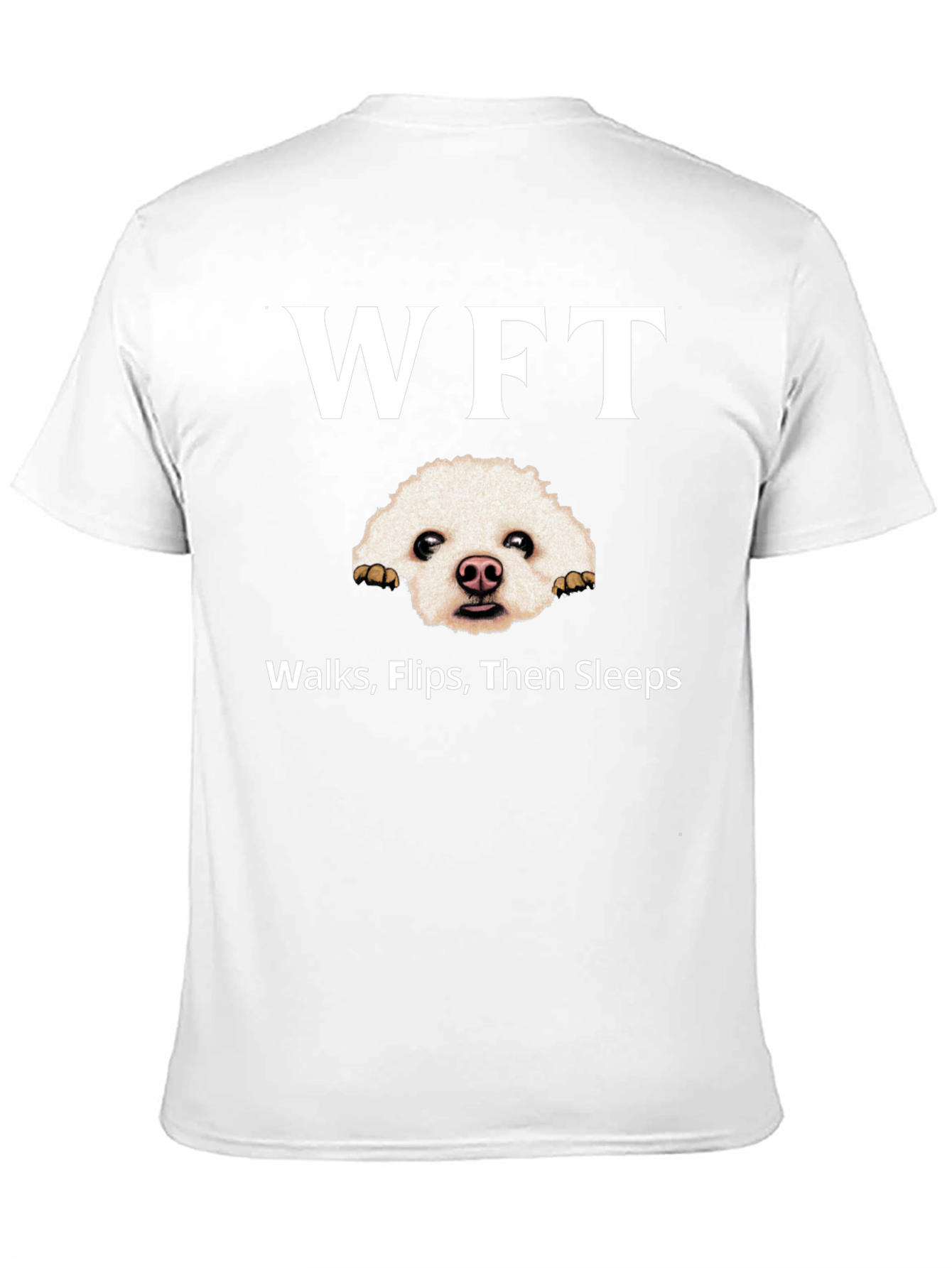 WFT Dog Graphic Black T-Shirt