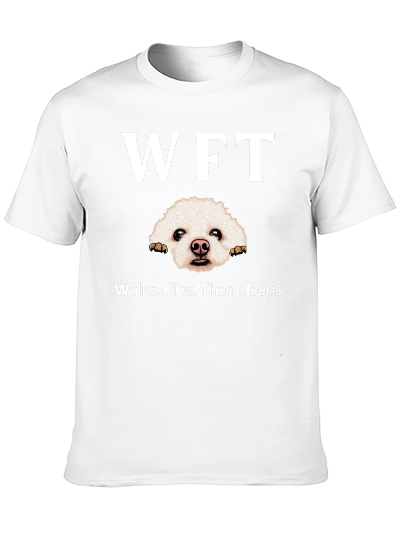 WFT Dog Graphic Black T-Shirt