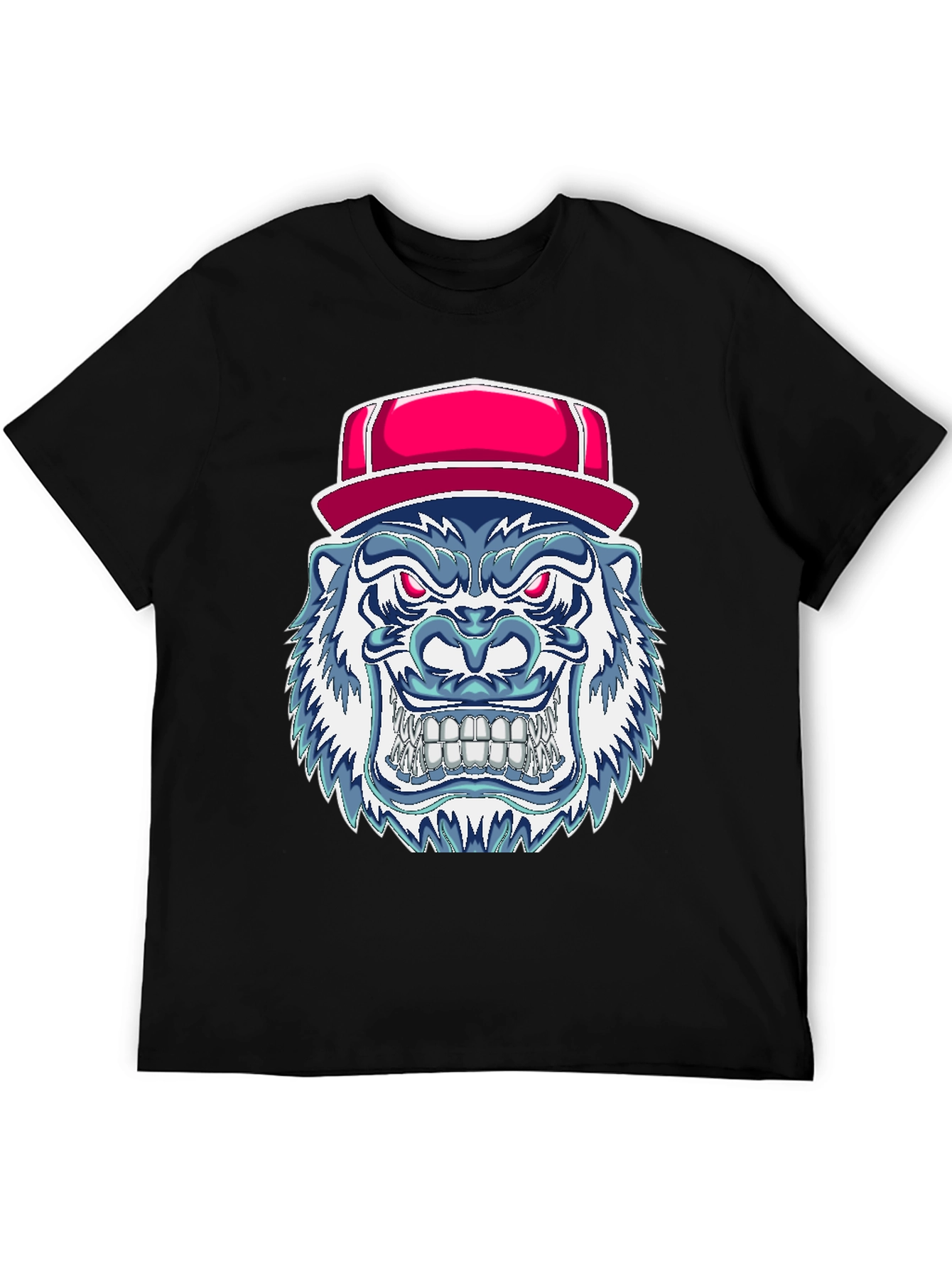 Angry Cartoon Gorilla Graphic Tee