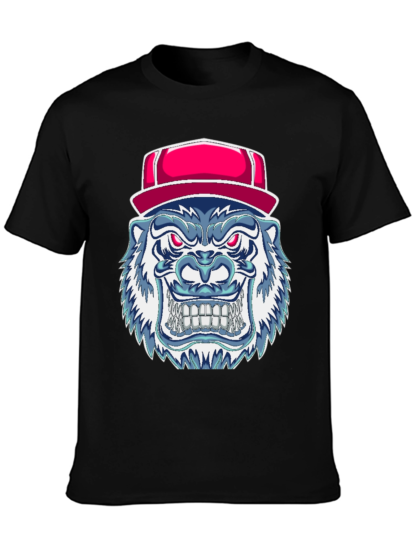 Angry Cartoon Gorilla Graphic Tee