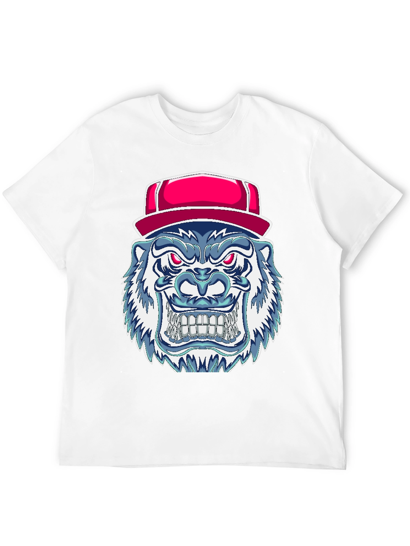 Angry Cartoon Gorilla Graphic Tee
