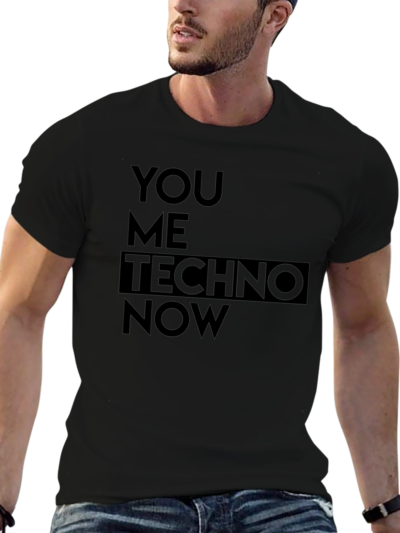 You Me Techno Now Graphic Tee