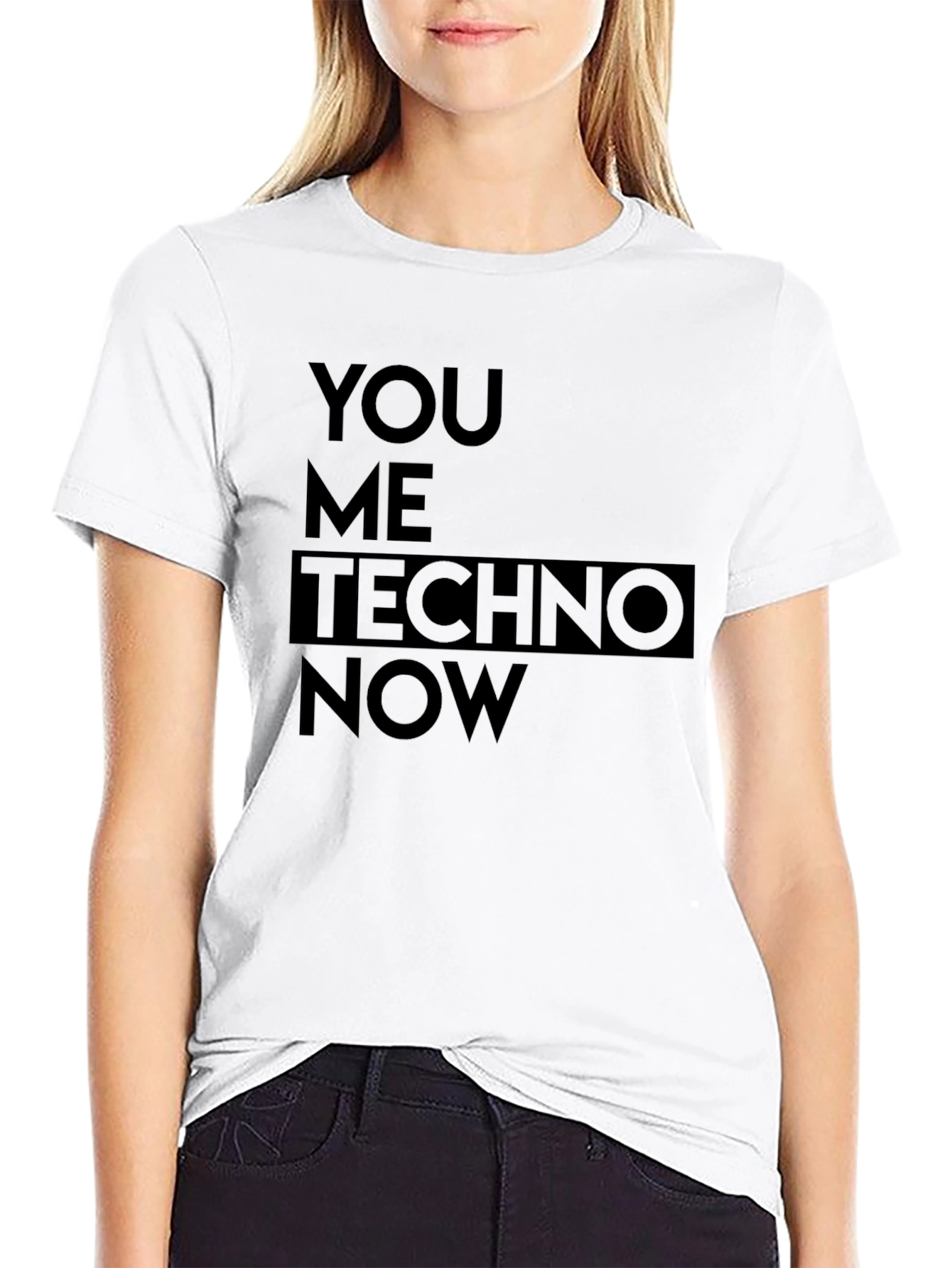 You Me Techno Now Graphic Tee